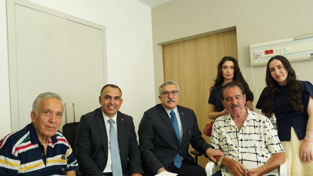 AK Parti Genel Başkan Yardımcısı Yayman'dan İbrahim Tatlıses'e geçmiş olsun ziyareti