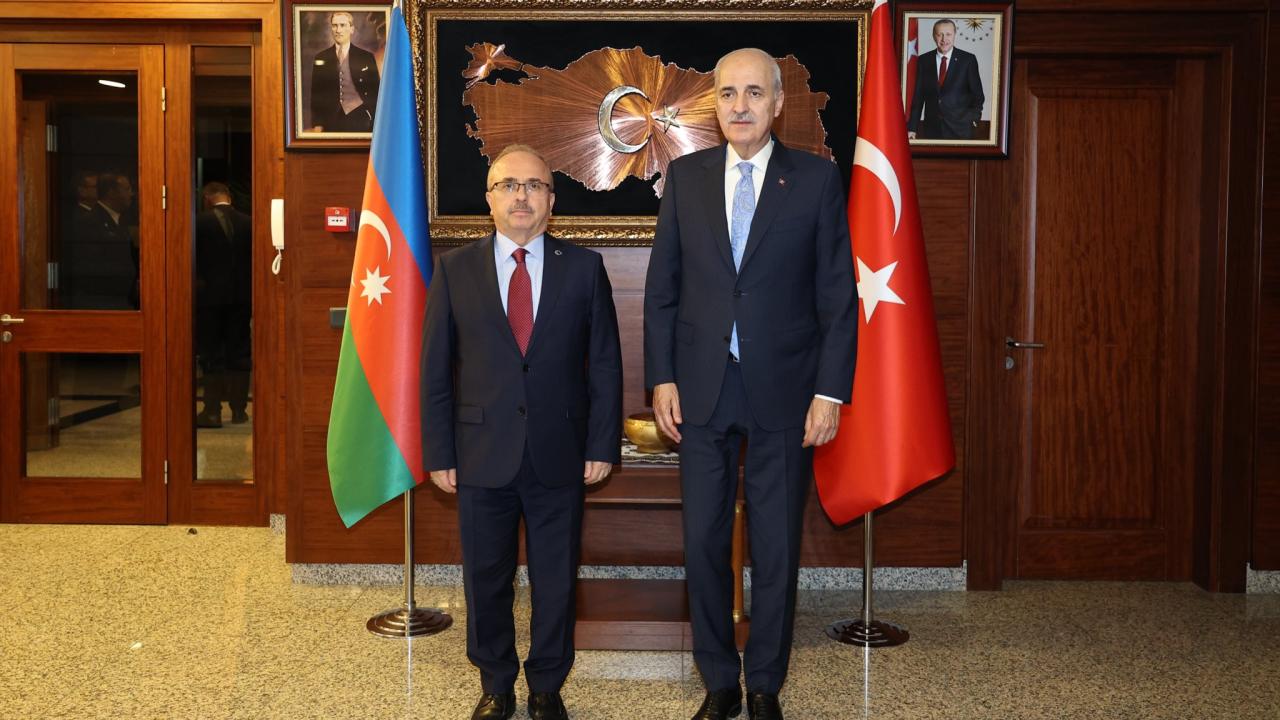 TBMM Başkanı Kurtulmuş'tan Bakü Büyükelçiliğine ziyaret