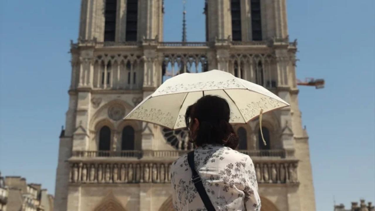 Paris'te aşırı sıcakların etkili olduğu dün 109 kişi hayatını kaybetti