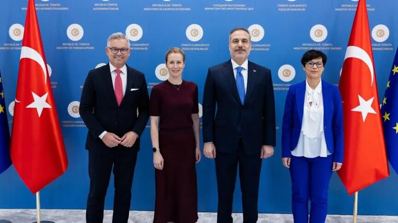 Dışişleri Bakanı Fidan, üst düzey AB yetkilileriyle Ankara'da bir araya geldi