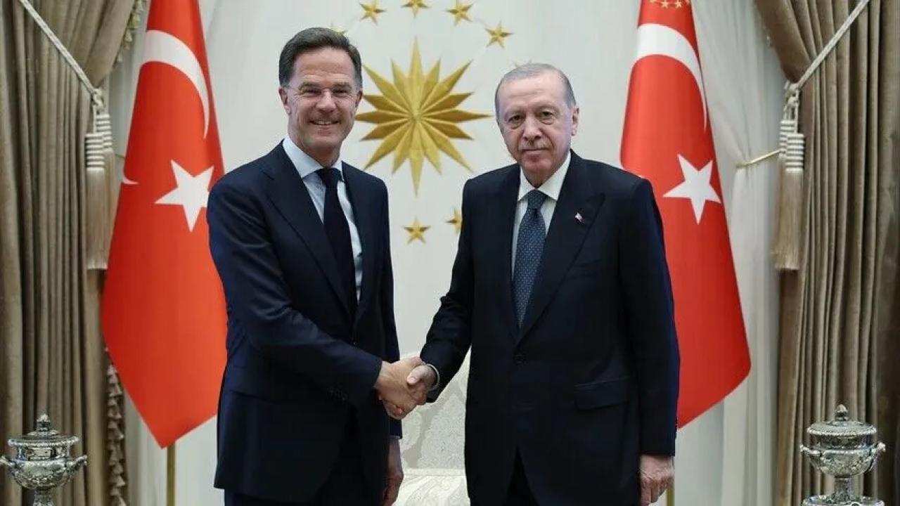 Cumhurbaşkanı Erdoğan, NATO Genel Sekreteri Rutte'yi kabul etti