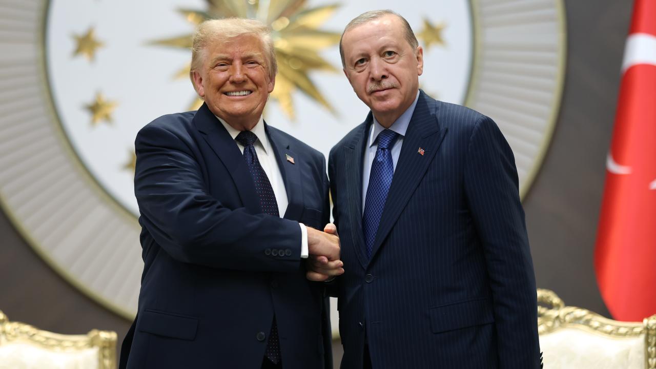 Cumhurbaşkanı Erdoğan, ABD Başkanı Trump’ı karşıladı