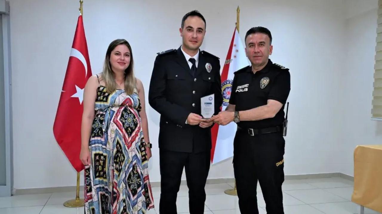 Çorum'da Emniyet Mensupları Bir Üst Rütbeye Yükseldi