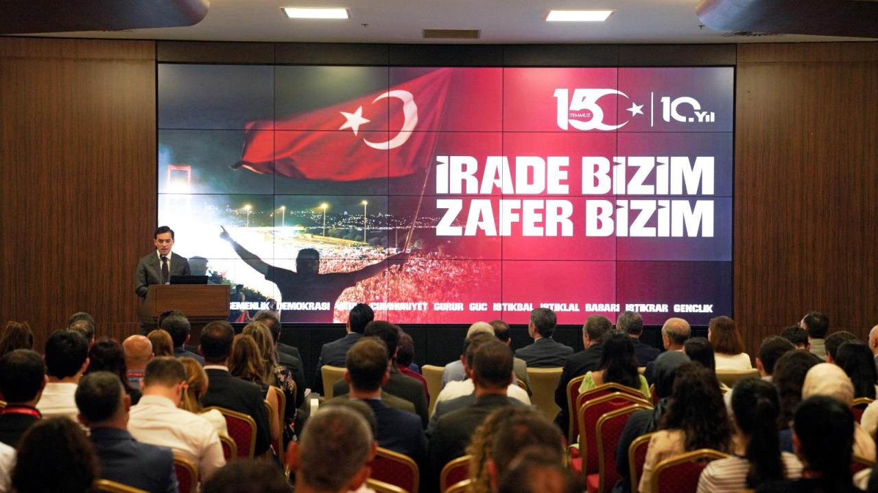 Göç İdaresi Başkanlığında 15 Temmuz "İrade Bizim Zafer Bizim" etkinliği yapıldı