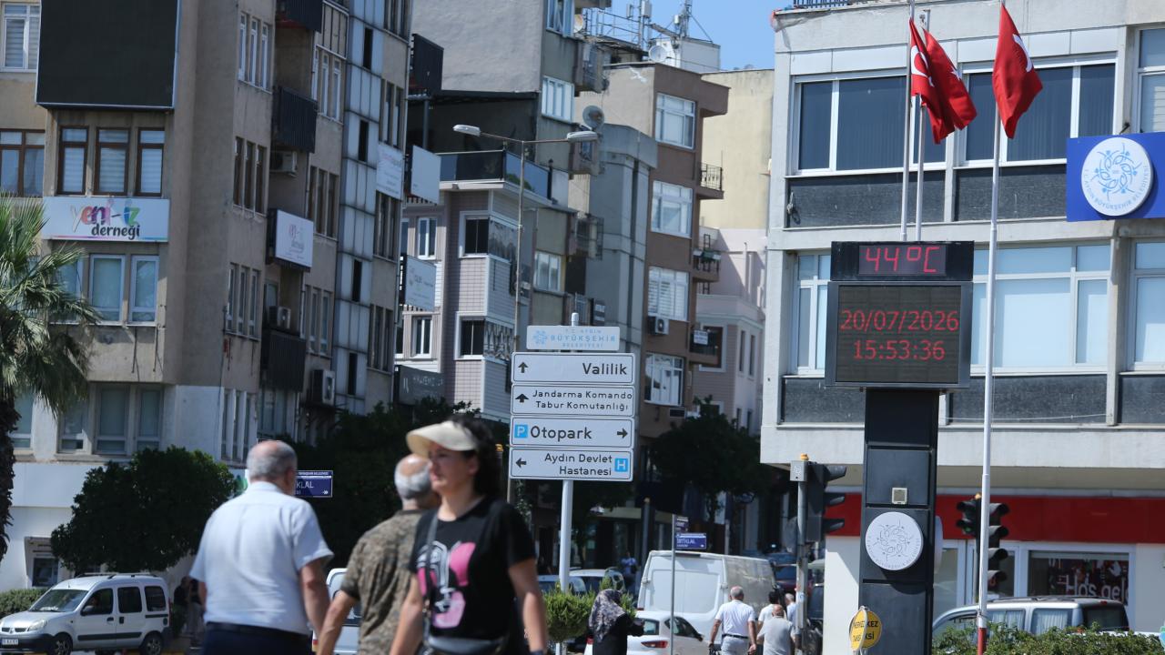Aydın'da sıcak hava etkili oluyor