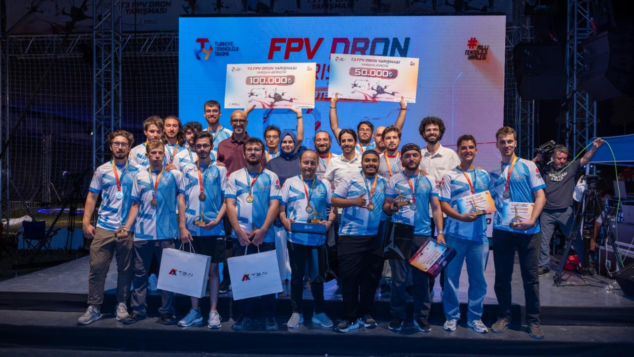 T3 Vakfının FPV Dron Yarışması İstanbul'da gerçekleştirildi
