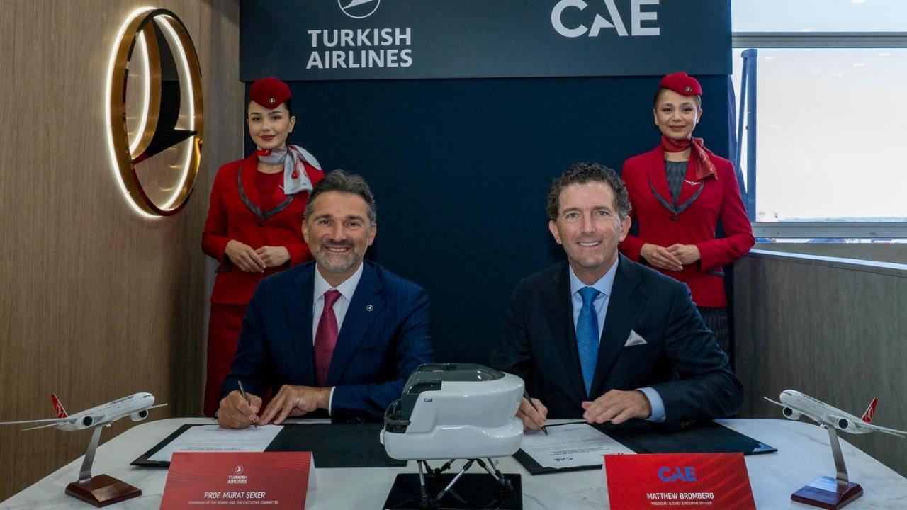 Türk Hava Yolları'ndan simülatör tedarikine ilişkin anlaşma