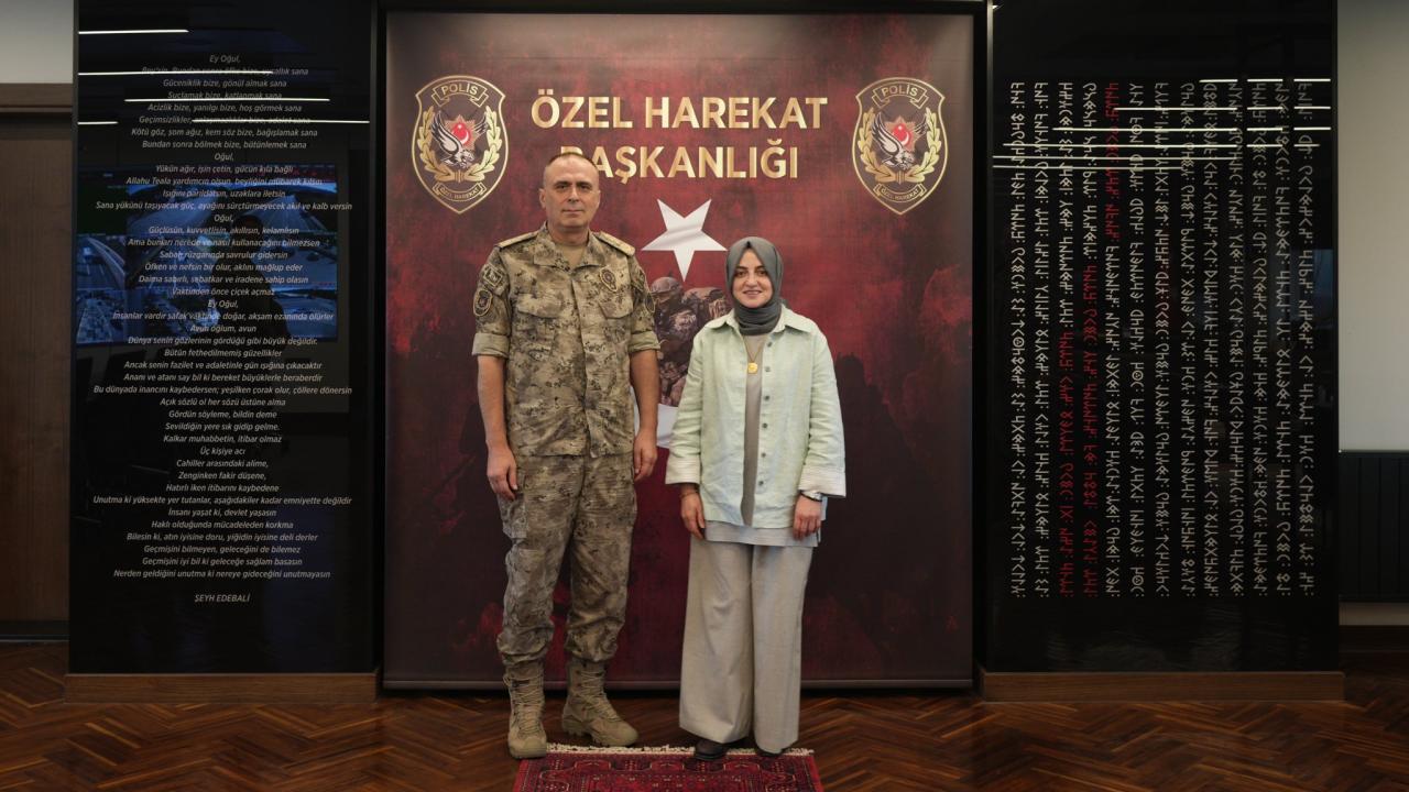 Cumhurbaşkanı Başdanışmanı Gülşen Orhan'dan Özel Harekat Başkanlığına ziyaret