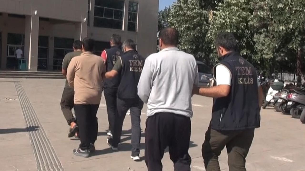 Terör örgütü DEAŞ'a yönelik Kilis merkezli operasyonda yakalanan 7 zanlı tutuklandı