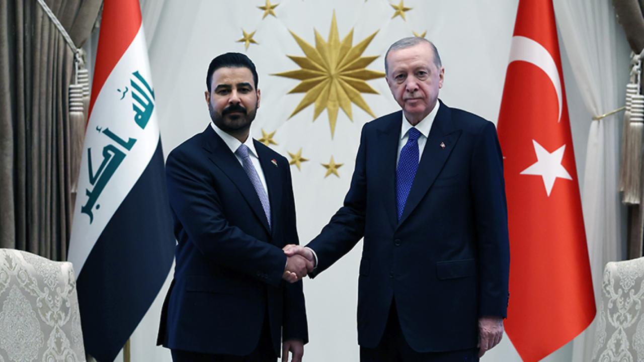 Cumhurbaşkanı Erdoğan, Irak Başbakanı Zeydi'yi resmi törenle karşıladı