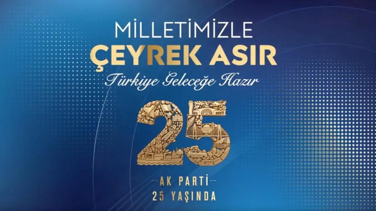 AK Parti'den 25. yıla özel logo