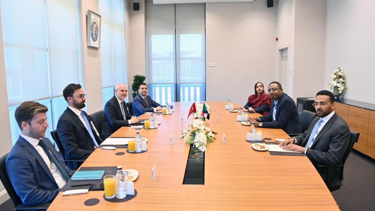 Akif Çağatay Kılıç, Sudan Egemenlik Konseyi Başkanı'nın Siyasi ve Dış İlişkiler Danışmanı Eltayeb ile görüştü