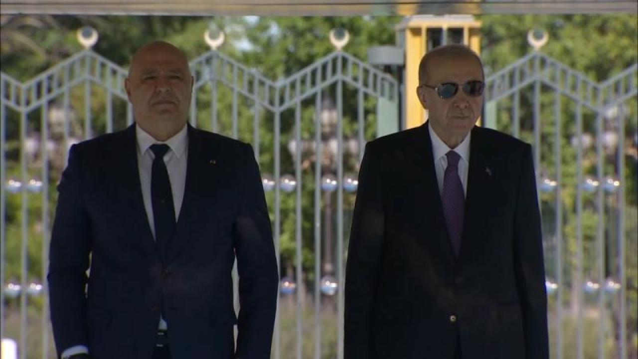 Cumhurbaşkanı Erdoğan, Lübnan Cumhurbaşkanı Avn'ı resmi törenle karşıladı