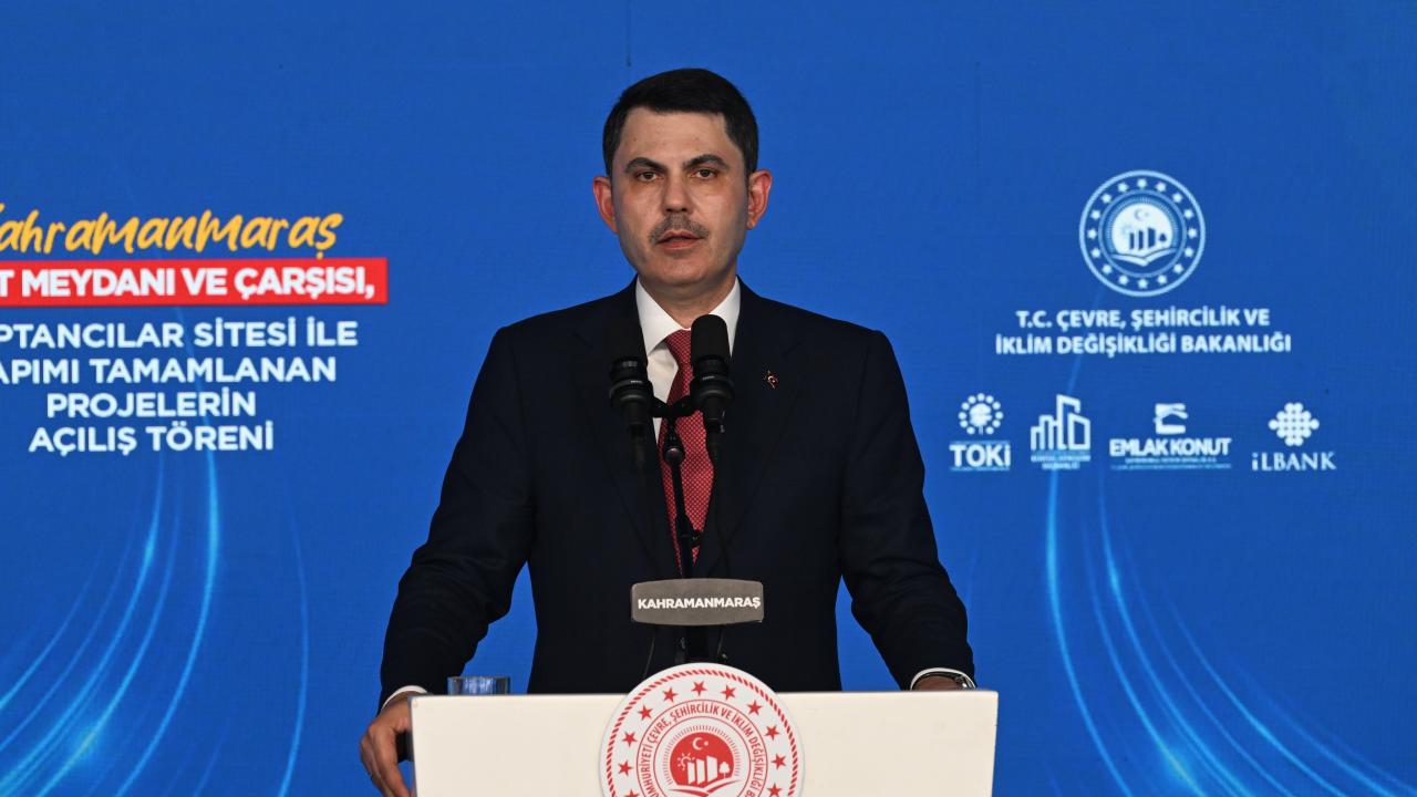 Bakan Kurum'dan Kahramanmaraş'a 4 bin 500 sosyal konut müjdesi