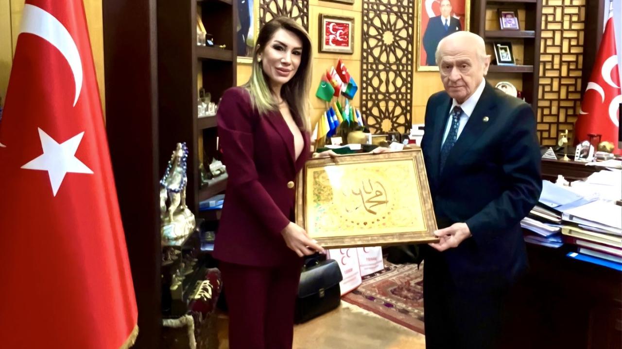 Selin Gözgenç'ten MHP Lideri Devlet Bahçeli'ye ziyaret