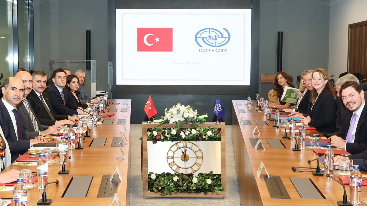 İçişleri Bakanı Çiftçi, Uluslararası Göç Örgütü Genel Direktörü Pope ile görüştü