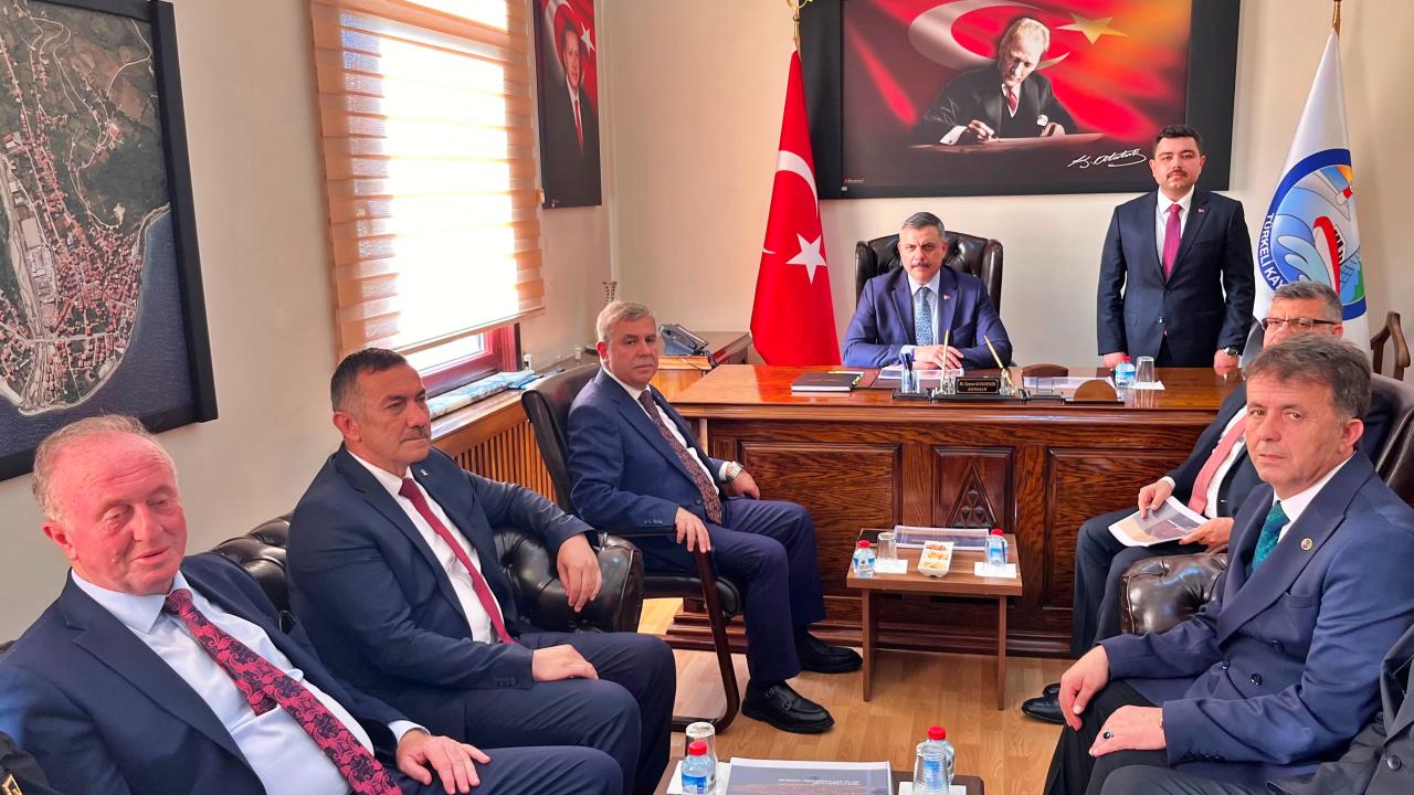 İçişleri Bakanı Mustafa Çiftçi, Türkeli’de ziyaretlerde bulundu