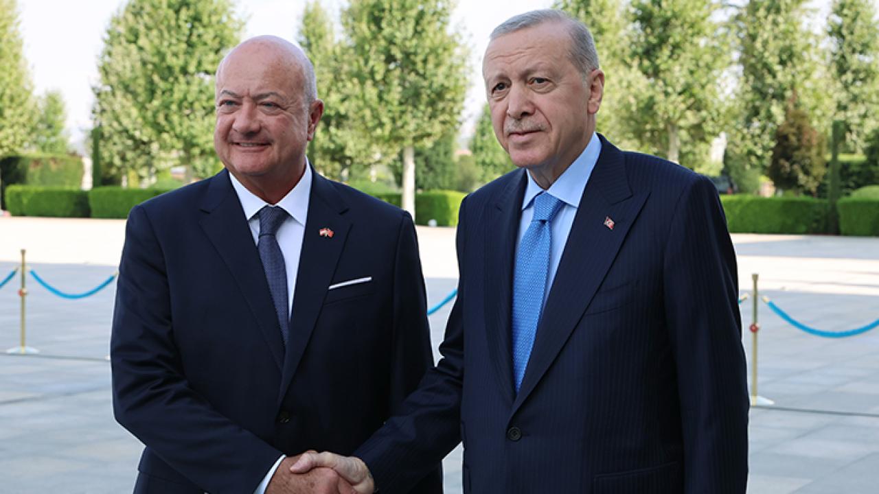 Cumhurbaşkanı Erdoğan, Avusturya Başbakanı Stocker'i resmi törenle karşıladı