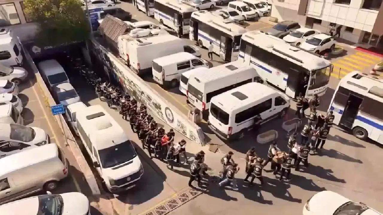 İstanbul'da suç örgütlerine yönelik son 1 ayda yapılan operasyonlarda yakalanan 161 şüpheli tutuklandı
