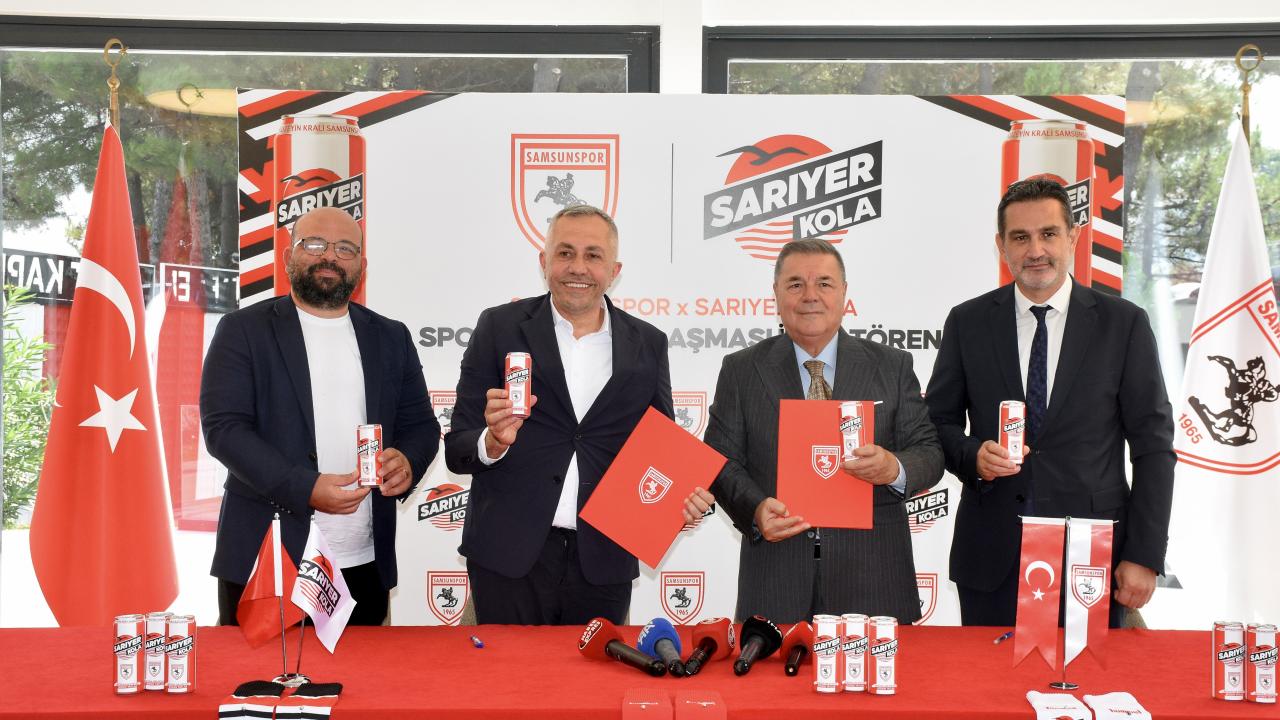 Samsunspor, Sarıyer Kola ile sponsorluk anlaşması imzaladı