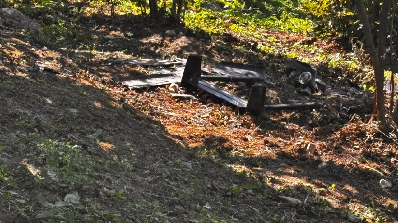 Düzce'de fındık bahçesinde İHA olduğu değerlendirilen cisim bulundu