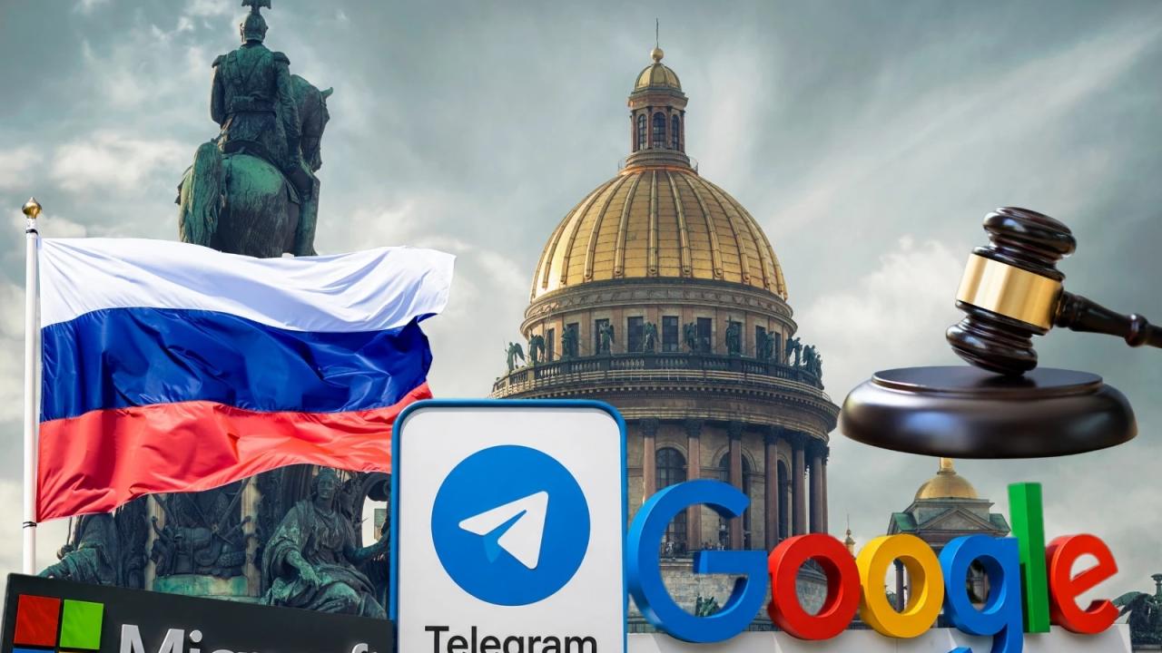 Rusya'dan Google, Telegram ve Microsoft'a para cezası