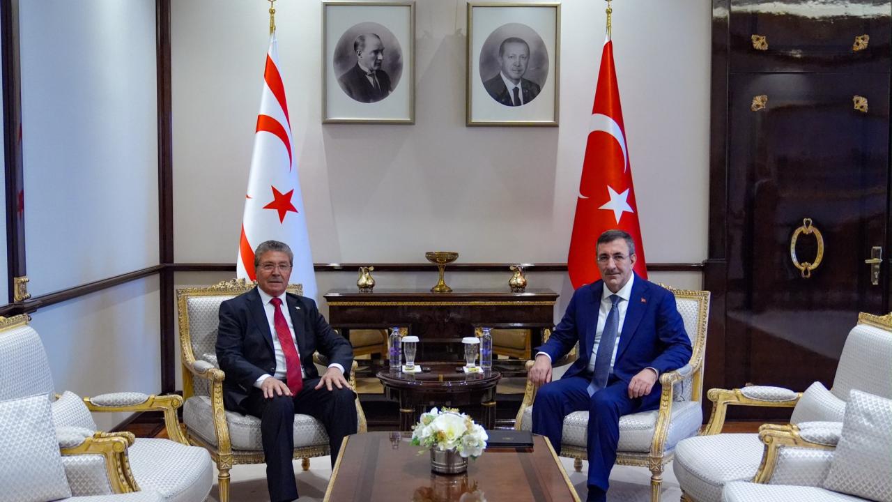 Cumhurbaşkanı Yardımcısı Yılmaz: Kıbrıs Türk halkı, bayrağımızın ay yıldızlı gölgesi altında huzur ve güven içinde yaşayacaktır