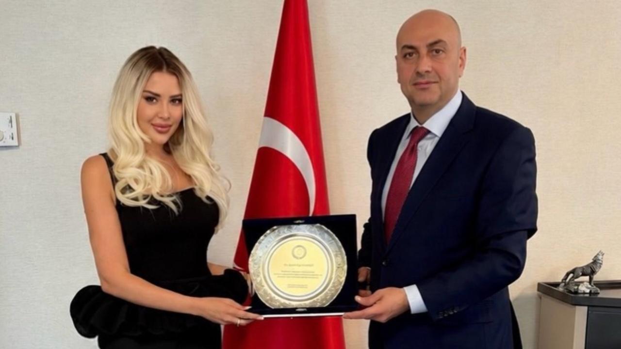 Hukukçu Begüm Ece Pazarcı, Ankara 2 No'lu Baro Başkanı Gökhan Ağdemir'i ağırladı
