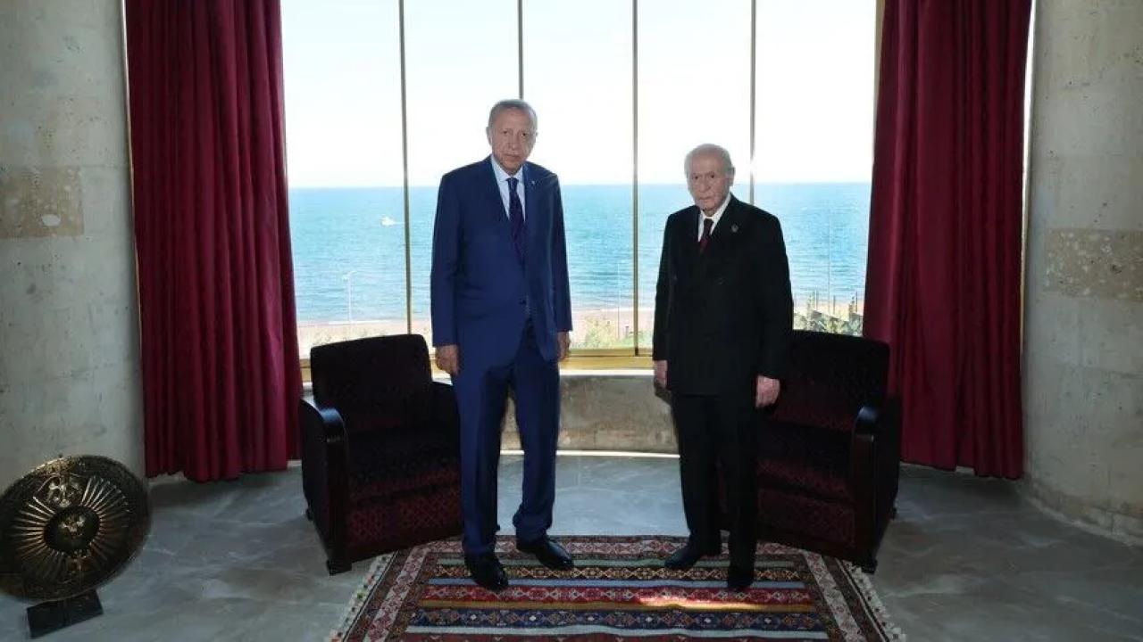 Cumhurbaşkanı Recep Tayyip Erdoğan, MHP Lideri Devlet Bahçeli ile görüştü
