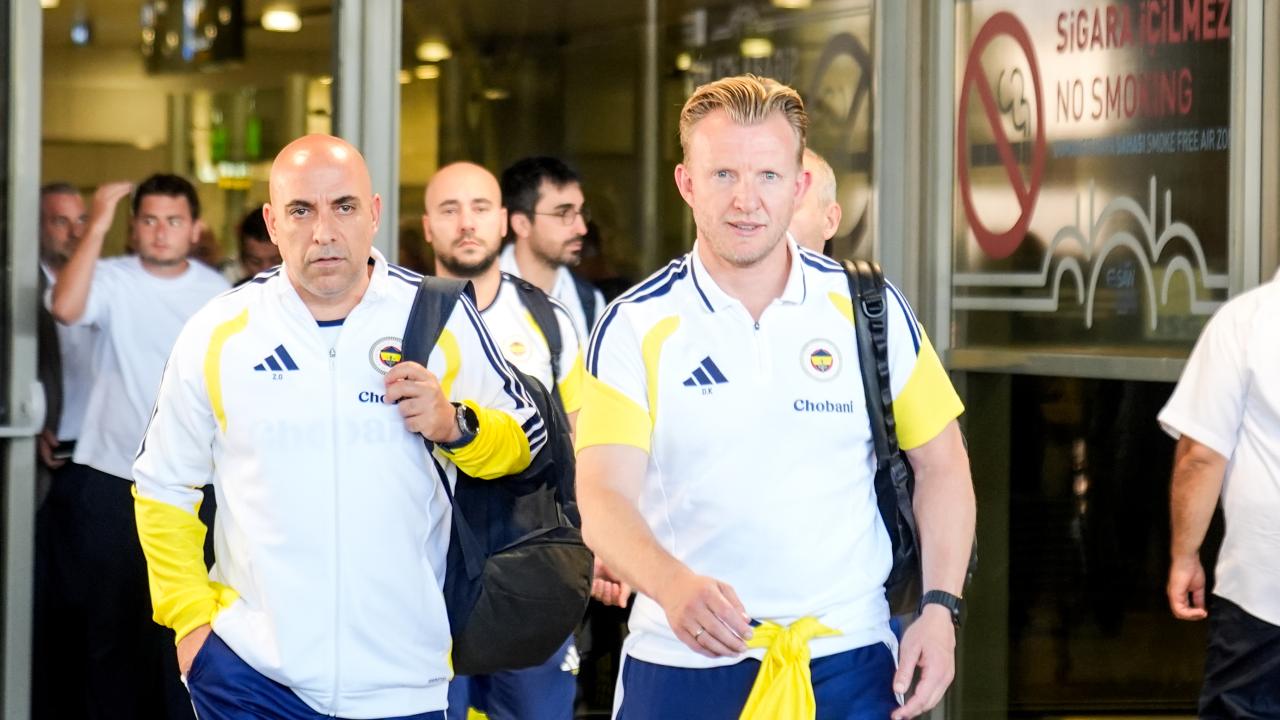 UEFA Şampiyonlar Ligi'nde lig aşamasına yükselen Fenerbahçe yurda döndü