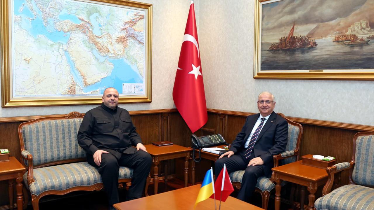 Milli Savunma Bakanı Güler, Ukrayna Milli Güvenlik ve Savunma Konseyi Sekreteri Umerov'u kabul etti