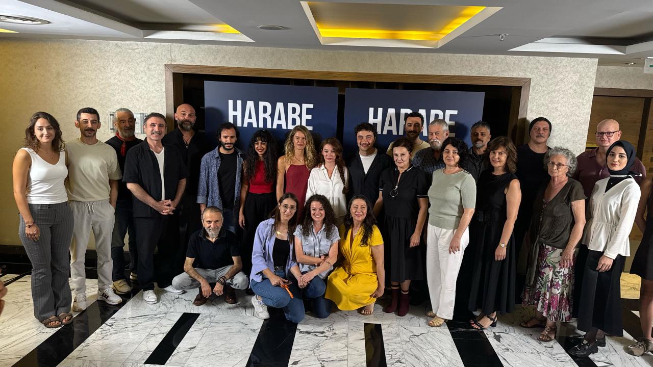 "Harabe" filminin ekibi okuma provasında bir araya geldi