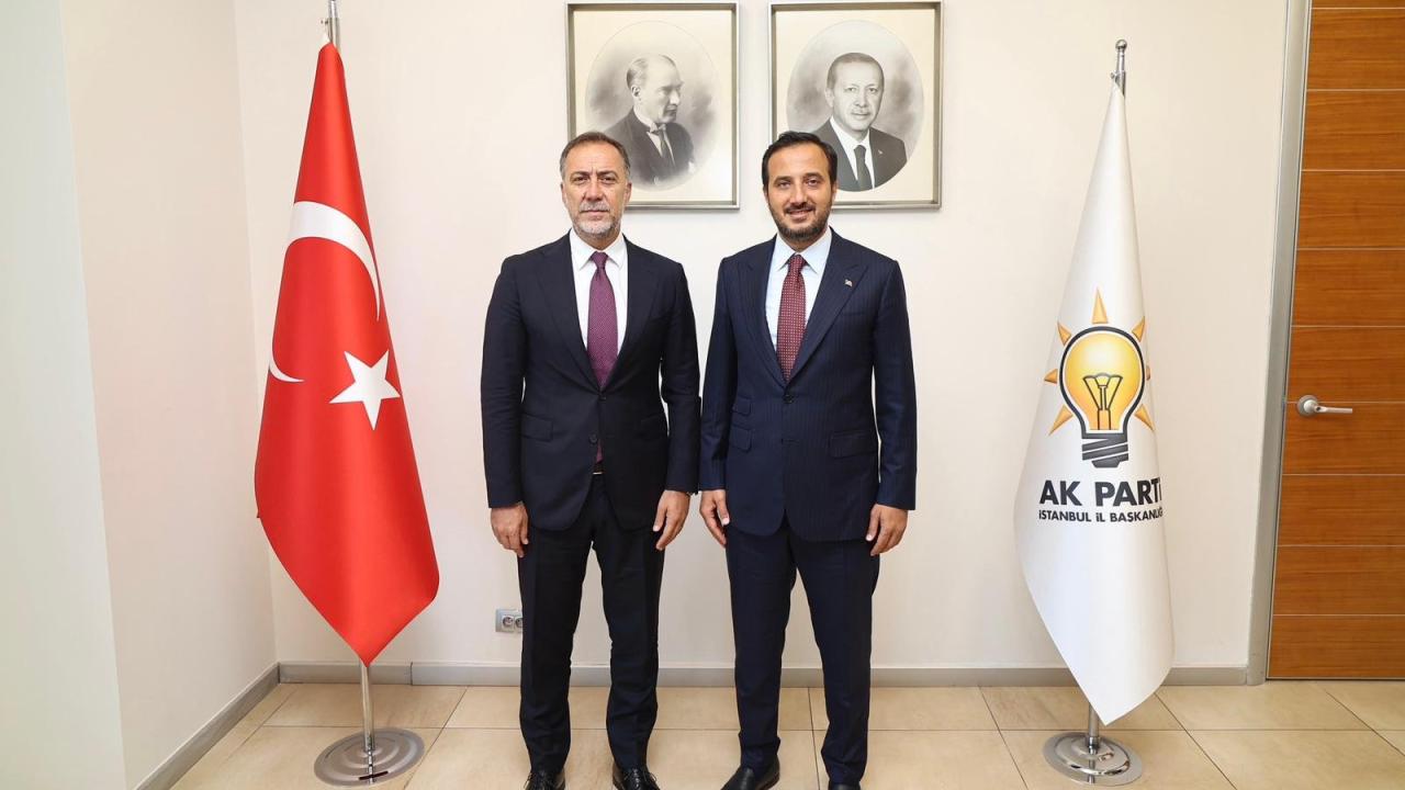 MHP İstanbul İl Başkanı Yılmaz'dan AK Parti İstanbul İl Başkanı Abdullah Özdemir'e ziyaret