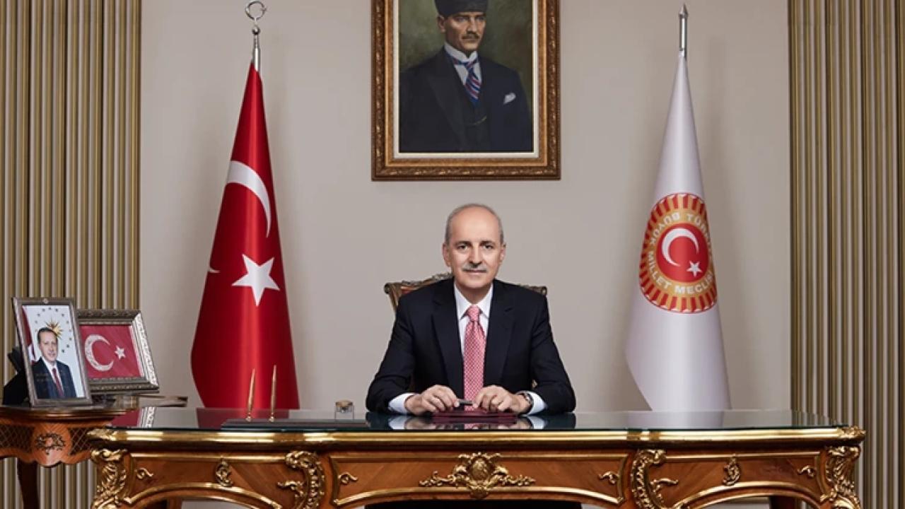TBMM Başkanı Kurtulmuş'tan Girne Limanı açıklarında alabora olan feribotla ilgili paylaşım