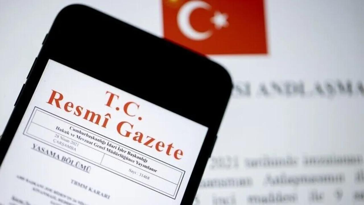Bazı atama kararları Resmi Gazete'de