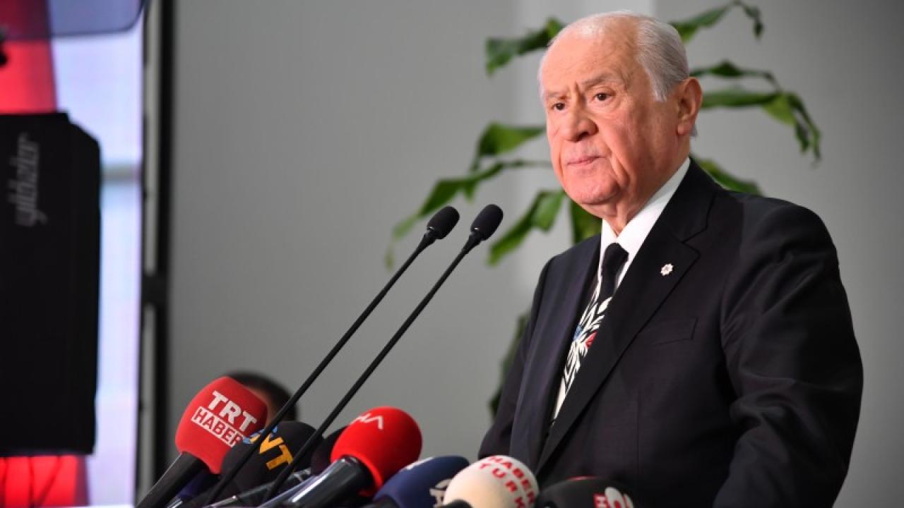 MHP Lideri Devlet Bahçeli: Spor kisvesiyle terörsüz Türkiye hedefini, barış, huzur ve kardeşlik iklimini zehirlemeye kimsenin hakkı yoktur