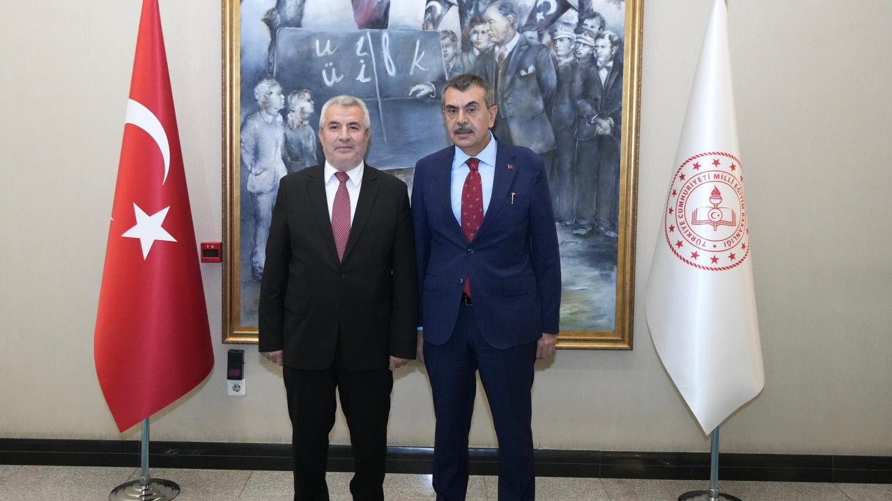 Milli Eğitim Bakanı Tekin, ÖSYM Başkanı Ersoy'u kabul etti