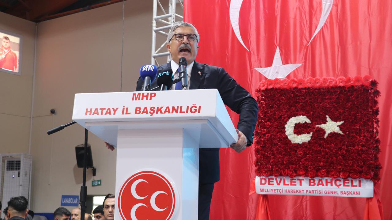 AK Parti Genel Başkan Yardımcısı Yayman, MHP'nin Hatay il kongresine katıldı