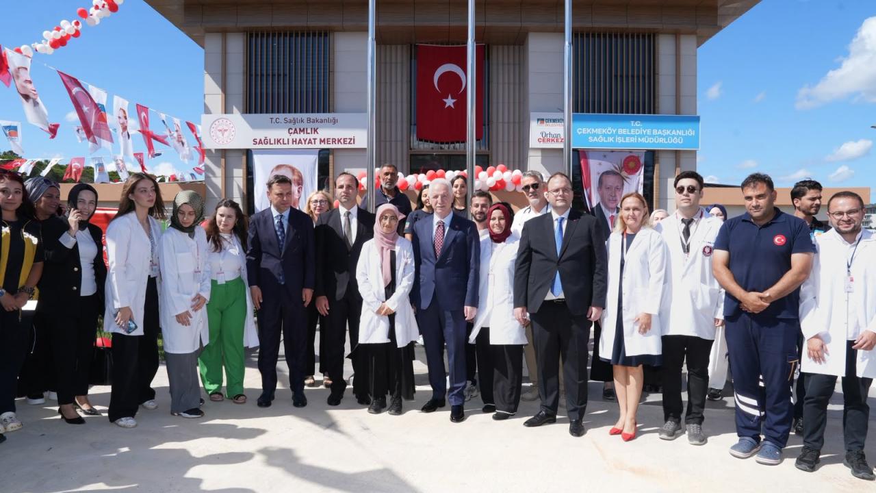 Çekmeköy'de Çamlık Sağlıklı Hayat Merkezi açıldı