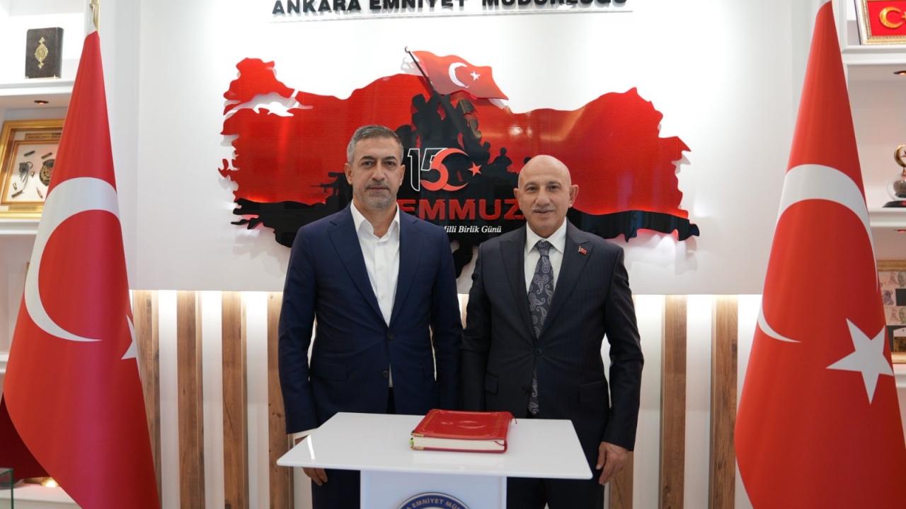 MHP Elazığ Milletvekili Işıkver'den Ankara Emniyet Müdürü Maksut Yüksek'e ziyaret