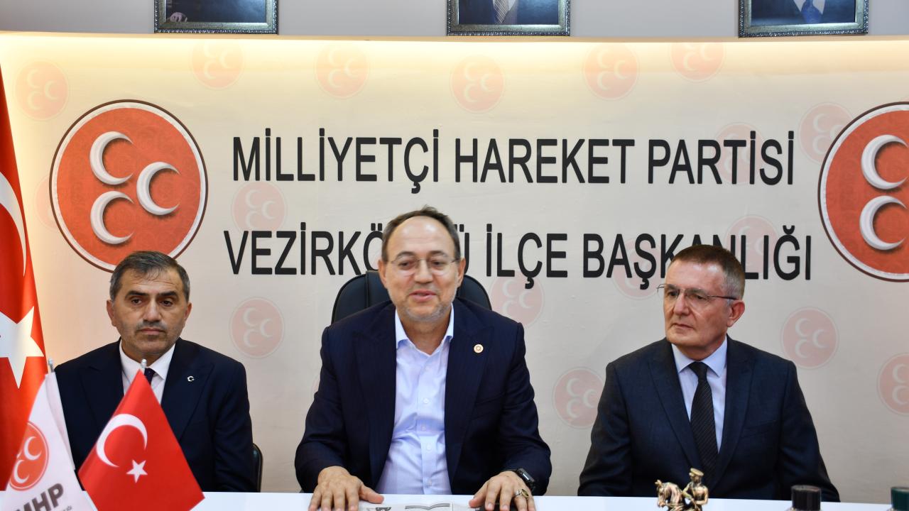 MHP Genel Başkan Yardımcısı Topsakal, Havza ve Vezirköprü ilçe başkanlıklarını ziyaret etti