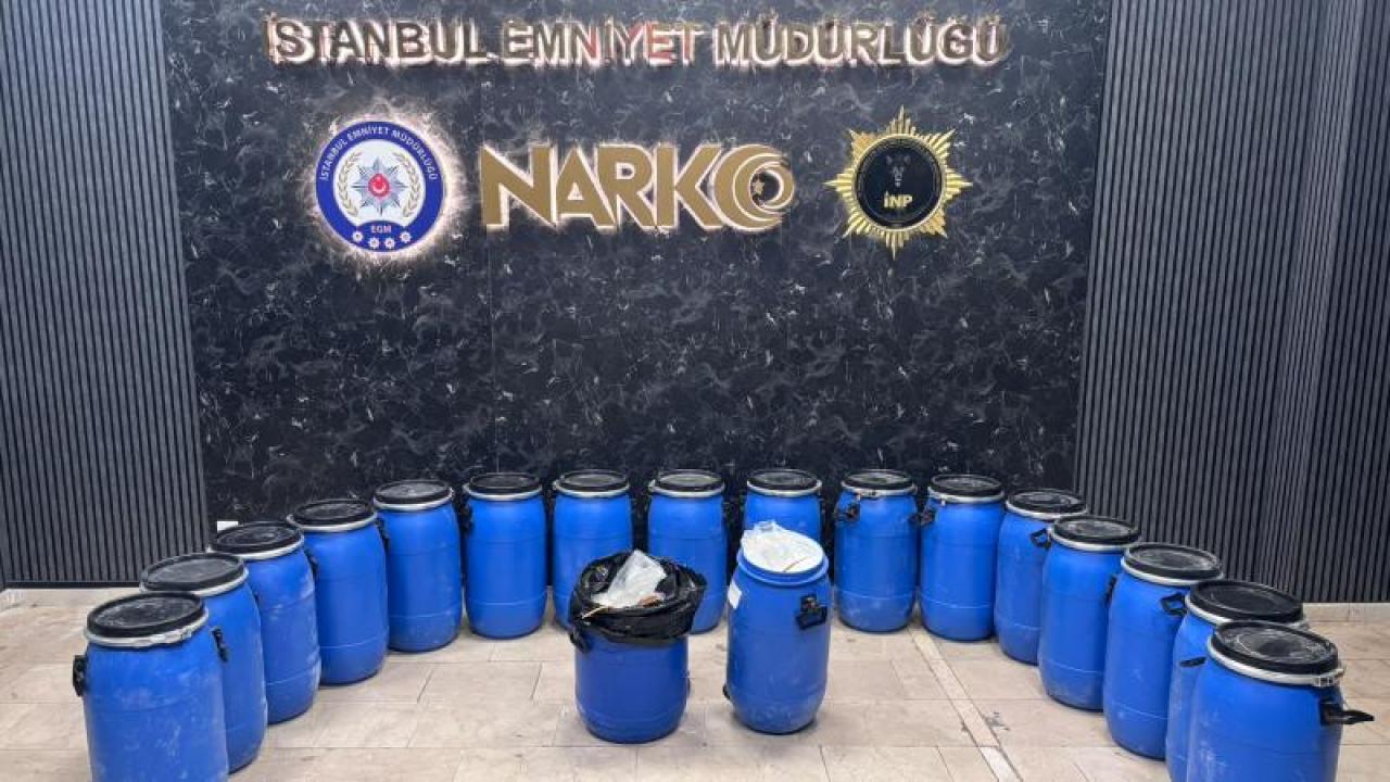 İstanbul'da uyuşturucu operasyonu: 486 kilo 450 gram uyuşturucu ele geçirildi, 4 şüpheli gözaltında