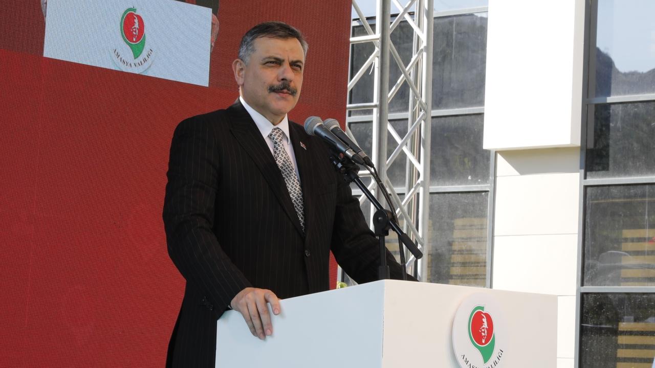 İçişleri Bakanı Çiftçi, Amasya'da toplu açılış törenine katıldı