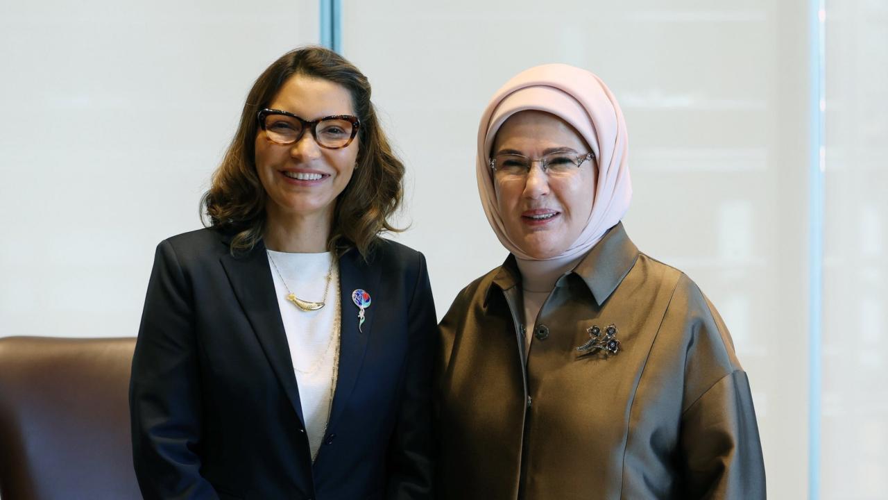 Emine Erdoğan, Brezilya First Lady’si Rosângela Lula da Silva ile Türkevi'nde görüştü