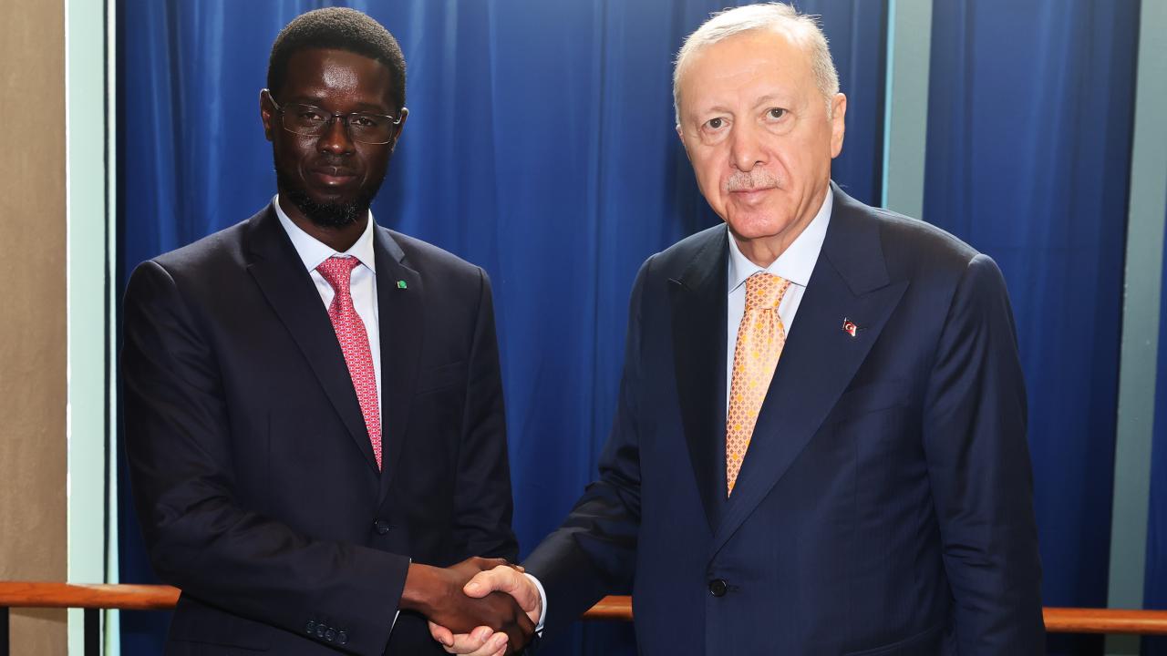 Cumhurbaşkanı Erdoğan, Senegal Cumhurbaşkanı Faye ile görüştü