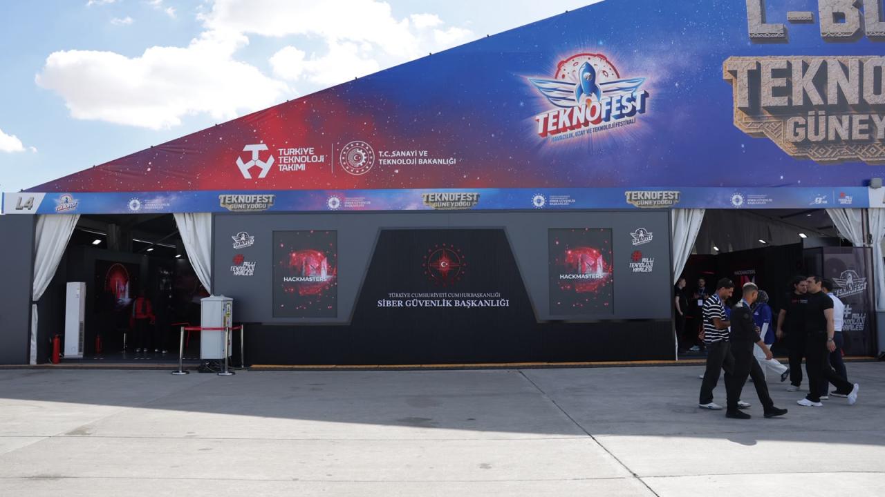 Cumhurbaşkanlığı Siber Güvenlik Başkanlığı TEKNOFEST'te interaktif etkinliklerle yerini aldı