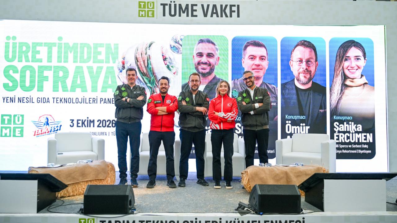 TEKNOFEST Güneydoğu'da "Üretimden Sofraya: Yeni Nesil Gıda Teknolojileri" paneli düzenlendi