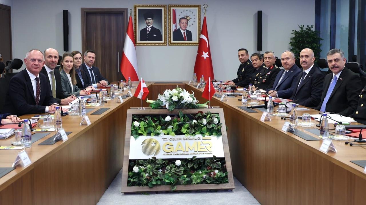 İçişleri Bakanlığı'nda Türkiye-Avusturya Ortak İşbirliği Mekanizması 4. Toplantısı yapıldı