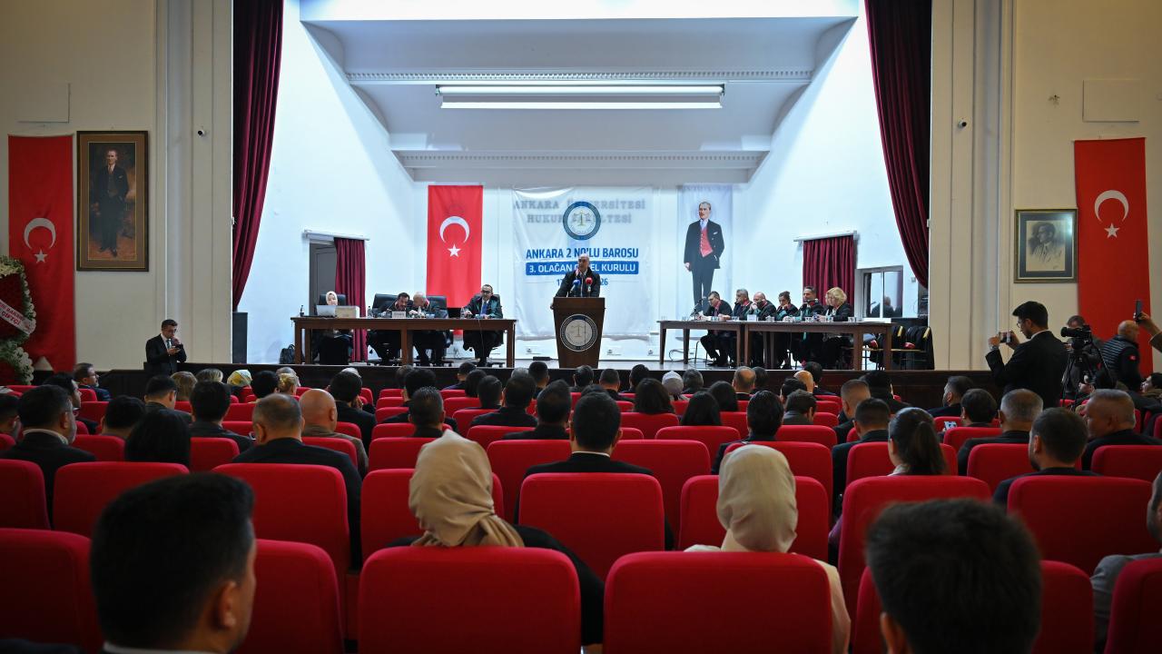 Ankara 2 No'lu Barosunun 3. Olağan Genel Kurulu başladı