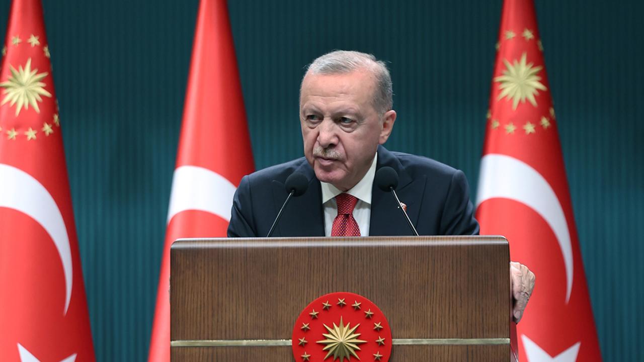 Cumhurbaşkanı Erdoğan: Biz Doğu Akdeniz'de tabiricaizse birilerine gol atmanın peşinde değiliz